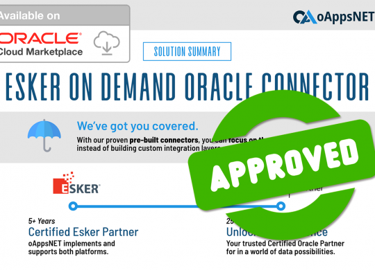 OAN Esker On Demand Connector for Oracle