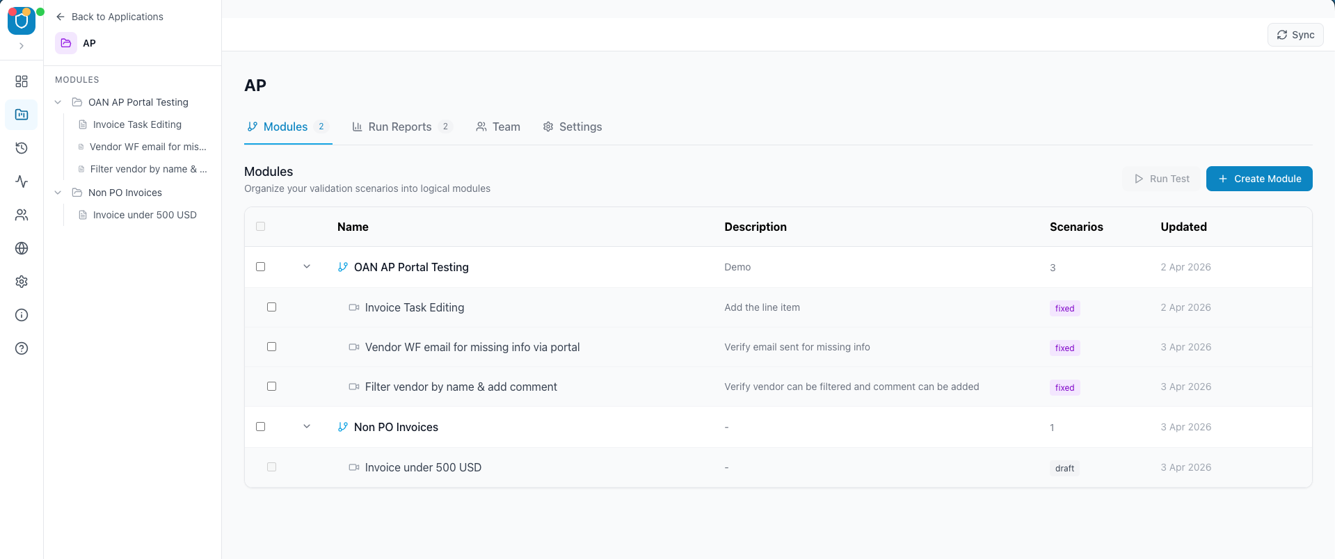 OAN Verify – Business-Led Test Creation