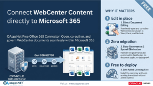How to Edit Microsoft Office Documents in Oracle WebCenter Using Office 365 - Without Moving Your Content